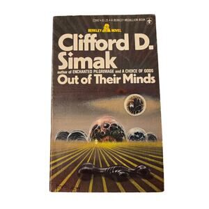 Clifford Simak OUT OF THEIR MINDS Vintage Sci-Fi 1970 Berkley Paperback Book